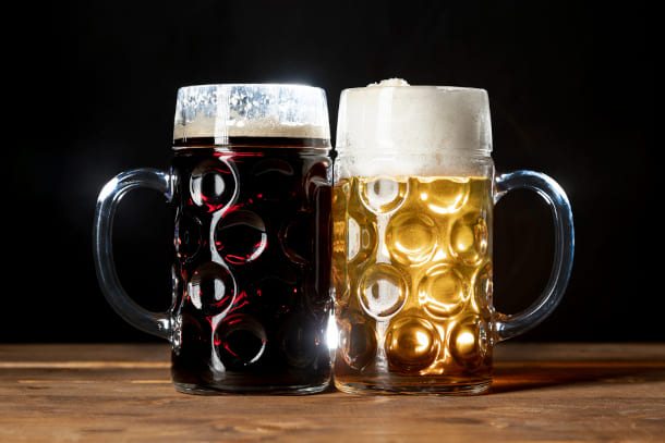 Boccali di birra artigianale