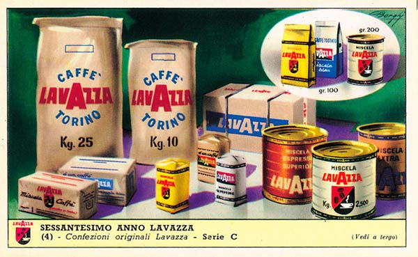 vecchie confezioni lavazza