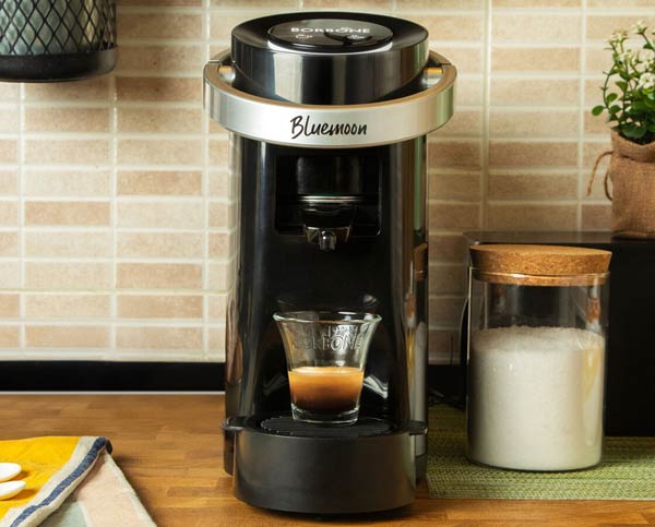 practicality in preparing coffee with bluemoon borbone