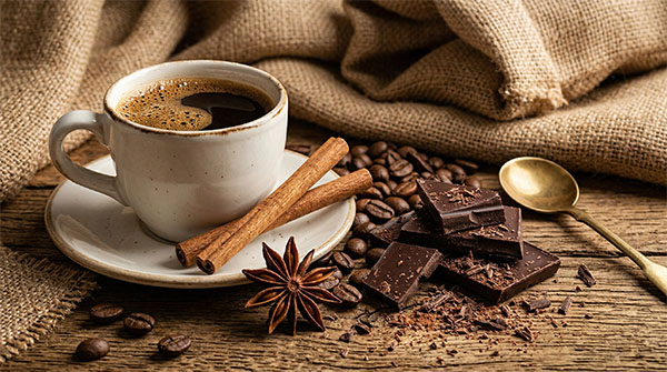Caffè e cioccolato